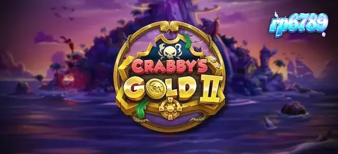 Tampilan visual slot Crabby’s Gold II dengan tema bajak laut dan elemen koin emas yang ikonik.